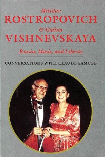 Cover of Mstislav Rostropovich and Galina Vishnevskaya by Mstislav Rostropovich