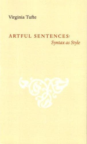 Cover of Artful Sentences by Virginia Tufte