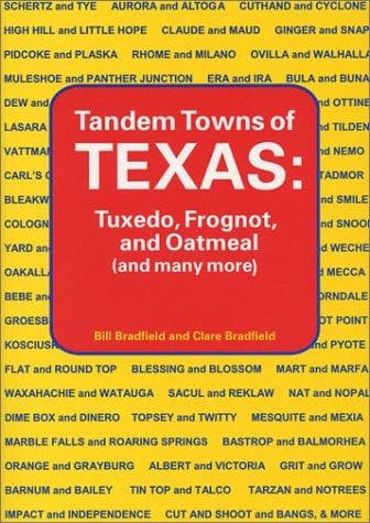 Cover of Tandem towns of Texas by Bill Bradfield