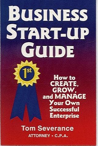 Cover of Business start-up guide by Tom Severance