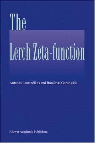 Cover of The Lerch zeta-function by Antanas Laurinčikas
