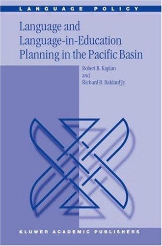 Cover of Language and language-in-education planning in the Pacific Basin by Robert B. Kaplan