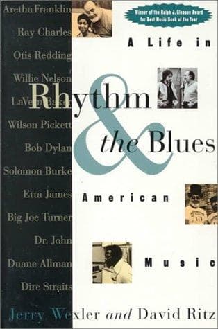 Cover of Rhythm and the blues by Jerry Wexler