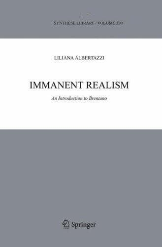 Cover of Immanent Realism by Liliana Albertazzi