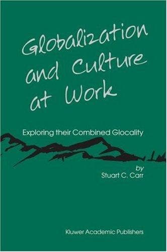 Cover of Globalization and Culture at Work by Stuart C. Carr