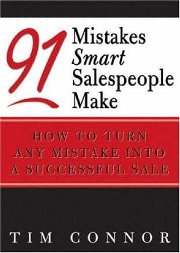 Cover of 91 Mistakes Smart Salespeople Make by Tim Connor