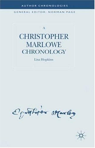 Cover of A Christopher Marlowe chronology by Lisa Kings