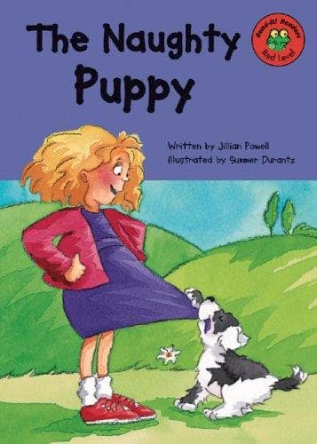 Cover of The naughty puppy by Jillian Powell