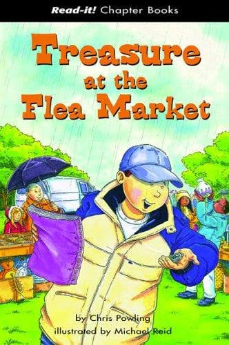Cover of Treasure at the flea market by Chris Powling