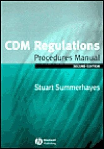 Cover of CDM regulations by Stuart Summerhayes