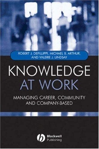 Cover of Knowledge at work by Bob DeFillippi