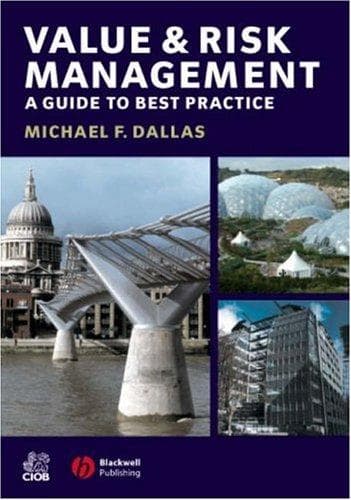 Cover of Value and risk management by Michael Dallas