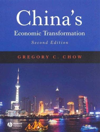 Cover of China's Economic Transformation by Gregory C. Chow