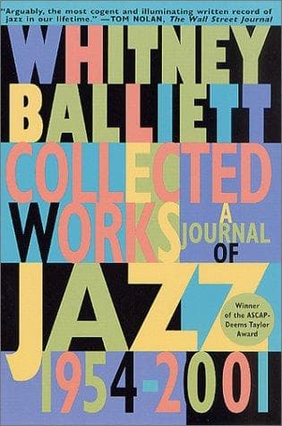 Cover of Collected works by Whitney Balliett