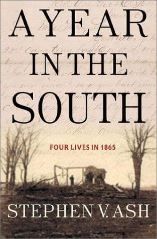 Cover of A year in the South by Stephen V. Ash