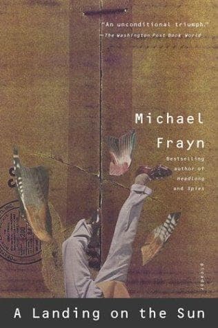 Cover of A landing on the sun by Michael Frayn