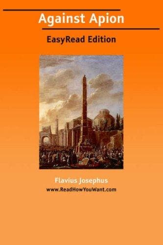 Cover of Against Apion by Flavius Josephus