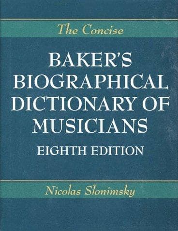 Cover of The biographical dictionary of musicians by Rupert Hughes