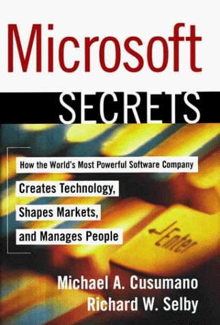 Cover of Microsoft Secrets by Michael A. Cusumano