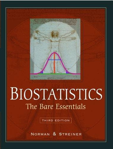 Cover of Biostatistics by Geoffrey R. Norman