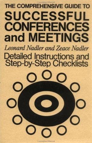 Cover of The comprehensive guide to successful conferences and meetings by Leonard Nadler