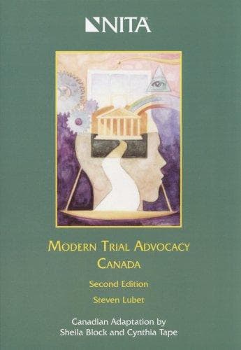 Cover of Modern trial advocacy by Steven Lubet