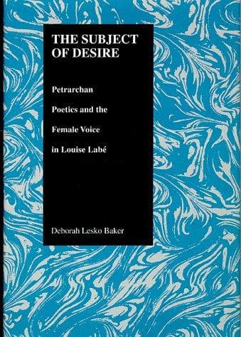 Cover of The subject of desire by Deborah Lesko Baker