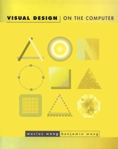 Cover of Visual design on the computer by Wucius Wong