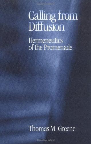 Cover of Calling from diffusion by Thomas M. Greene