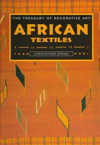 Cover of African textiles by Christopher Spring