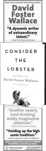 Cover of Consider the Lobster and Other Essays by David Foster Wallace