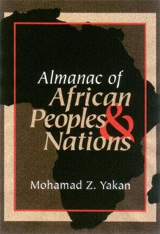 Cover of Almanac of African peoples & nations by Muḥammad Zuhdī Yakan