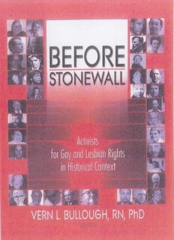 Cover of Before Stonewall by Vern L. Bullough
