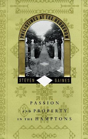 Cover of Philistines at the hedgerow by Steven S. Gaines