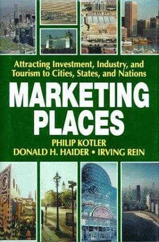 Cover of Marketing places by Philip Kotler