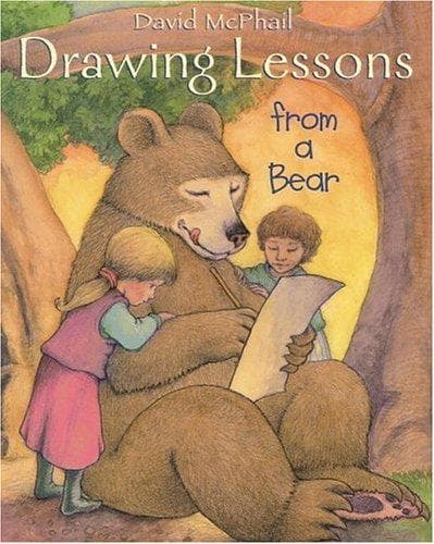 Cover of Drawing lessons from a bear by David M. McPhail