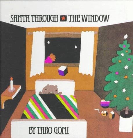 Cover of Santa through the window by Tarō Gomi