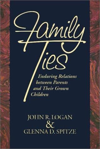 Cover of Family ties by John R. Logan