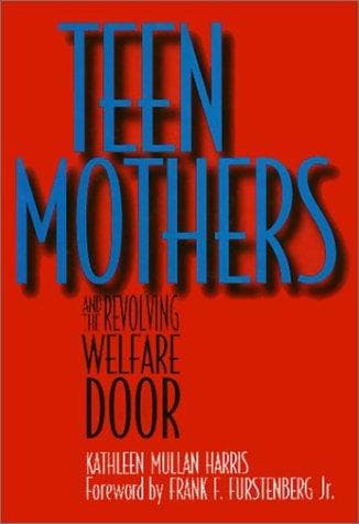 Cover of Teen mothers and the revolving welfare door by Kathleen Mullan Harris