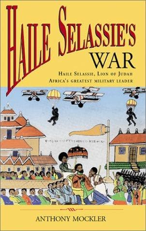 Cover of Haile Selassie's war by Anthony Mockler