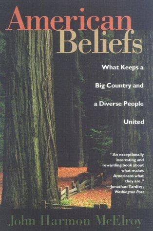 Cover of American beliefs by John Harmon McElroy