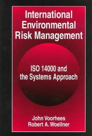 Cover of International environmental risk management by John Voorhees