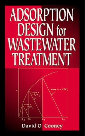 Cover of Adsorption design for wastewater treatment by David O. Cooney