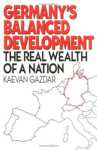 Cover of Germany's balanced development by Kaevan Gazdar
