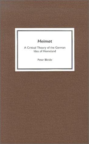 Cover of Heimat by Blickle, Peter