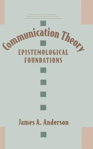 Cover of Communication theory by James A. Anderson