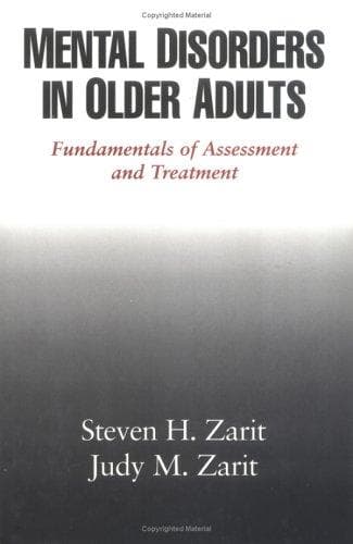 Cover of Mental disorders in older adults by Steven H. Zarit