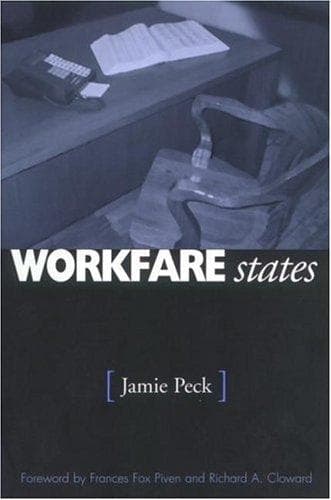 Cover of Workfare States by Jamie Peck