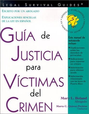 Cover of Crime victims' guide to justice by Mary L. Boland