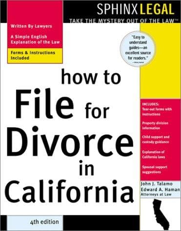 Cover of How to file for divorce in California by John Talamo